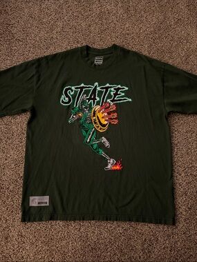 SANA 'STATE' Dark Green T-Shirt
